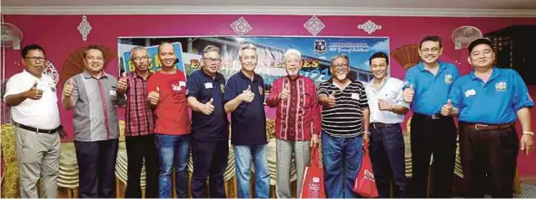  ??  ?? Professor Datuk Dr Omar Osman Muslim Ismail Datuk A Jalil Hamid
Faizal Ismail
Datuk Mohd Mahyidin Mustakim
Pic by Mikail Ong Major-General Datuk Abu
other ex-hostelites