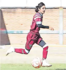  ?? /EVERARDO NAVA ?? El futbolista está al frente de una academia formativa en Tlaxcala