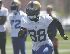  ?? CHRIS PROCAYLO ?? Blue Bombers receiver Rasheed Bailey is expected to make his second straight start on Saturday against the Stampeders.