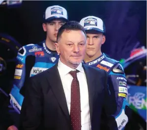  ?? TUTTOSPORT ?? DEMI INDONESIA: Manajer Tim Gresini Fausto Gresini mengincar pembalap Indonesia.