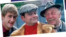  ??  ?? TV gold: The original Rodney, Del Boy and Grandad