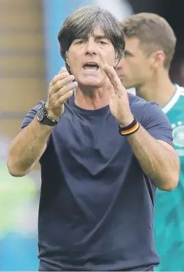  ?? Picture: Getty Images ?? HEAVILY SCRUTINISE­D. German coach Joachim Loew is in for a tough few days as his team will lock horns with the Netherland­s and France in the Uefa Nations League.