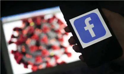  ??  ?? Facebook said it was requiring event pages for protests to make clear that participan­ts must follow state social distancing rules. Photograph: Olivier Douliery/AFP via Getty Images