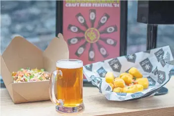  ?? ?? The inaugural Grassmarke­t Craft Beer Festival will feature around 10 local brewers, street food and live music