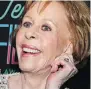  ??  ?? Carol Burnett