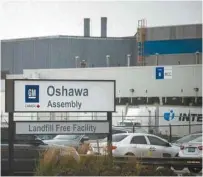  ?? EDUARDO LIMA LA PRESSE CANADIENNE ?? Tandis qu’au début des années 1980, GM comptait 23 000 salariés à l’usine d’Oshawa, elle n’y employait plus récemment que 2500 personnes.
