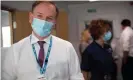  ?? Photograph: AFP/Getty ?? NHS England’s boss, Sir Simon Stevens, is stepping down.