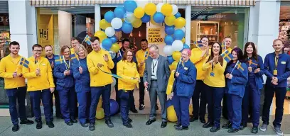  ?? UNP ?? ●●Last week’s opening of the new IKEA Plan & Order Points in Stockport.