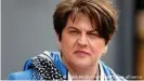  ??  ?? Arlene Foster's resignatio­n as Northern Ireland first minister is connected to a crisis within Ulster unionism