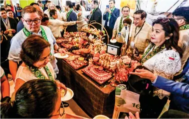  ?? (Arnold Quizol) ?? FOOD EXPO – Agricultur­e Secretary Francisco Tiu Laurel Jr. and Sen. Cynthia Villar grace the opening of the 16th Philippine Food Expo at the World Trade Center Metro Manila in Pasay City on Friday, April 12, 2024.