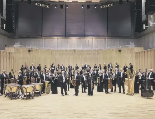  ??  ?? 0 Orchestras such as the Royal Scottish National Orchestra, pictured, and BBC Scottish Symphony Orchestra organise global tours