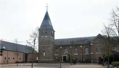  ?? FOTO GVB ?? De kerk van Wijchmaal blijft open voor vieringen, maar zal daarnaast ook een nevenbeste­mming krijgen.