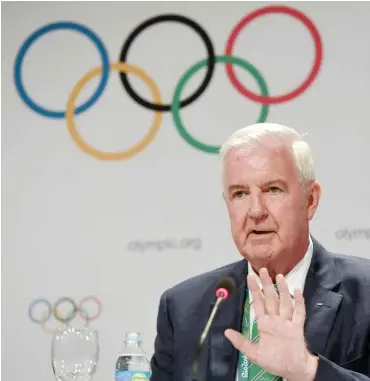  ?? Foto: imago/Xinhua ?? Interessen­konflikt? WADA-Präsident Craig Reedie ist gleichzeit­ig IOC-Mitglied