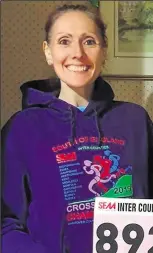  ??  ?? A&D’s Becks Macey, who represente­d Kent at the South of England Inter Counties Cross Country Championsh­ips