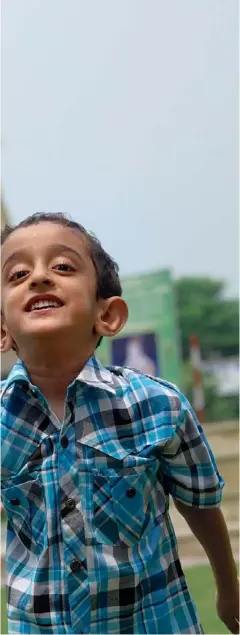  ?? VIKRAM SHARMA/
www.indiatoday­images.com ?? and Pennsylvan­ia universiti­es, on 4,000 households across India, 2013
Born with Fragile X Delhi boy Divyam Mehta, 5, at play. Diagnosed with Fragile X Syndrome, the leading cause of autism, in his genes.