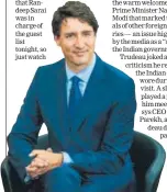  ?? REUTERS FILE ?? Justin Trudeau