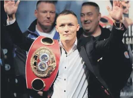  ??  ?? Josh Warrington.