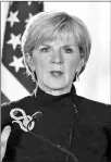  ??  ?? JULIE BISHOP