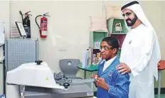  ?? WAM ?? Shaikh Mohammad during the launch of the national policy to empower people with special needs, yesterday.