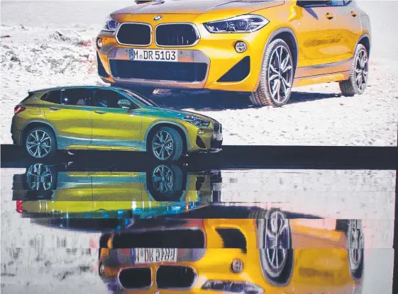  ??  ?? The BMW X2 was introduced during the 2018 North American Internatio­nal Auto Show in Detroit, Michigan, Photo: AFP/Jim Watson.