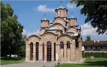  ??  ?? Gracanica Monastery in Gracanica, a town on the outskirts of Pristina, Kosovo. Danielle Villasana for The New York Times