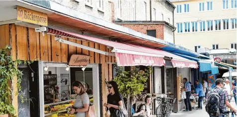  ??  ?? Die Bäckergass­e auf dem Stadtmarkt wird ab nächstem Jahr saniert.