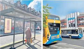  ?? ?? FRUSTRATIO­N: Bus users in Perth are unhappy about cancelled Stagecoach services.