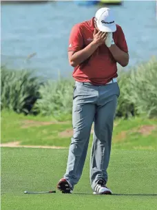  ?? ERICH SCHLEGEL, USA TODAY SPORTS ?? “Unfortunat­ely for me, I had the hottest player on earth,” said Jon Rahm, above, about losing to Dustin Johnson on Sunday.