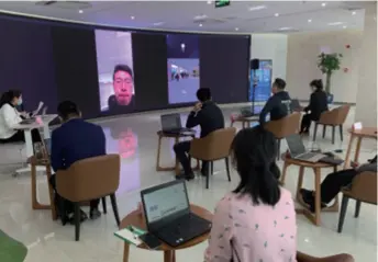  ??  ?? An online interview held in Xuzhou City of Jiangsu Province on April 15