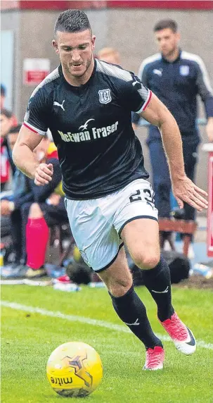  ??  ?? Randy Woters scored a screamer in Dundee U/20’s 4-2 win over Aberdeen.