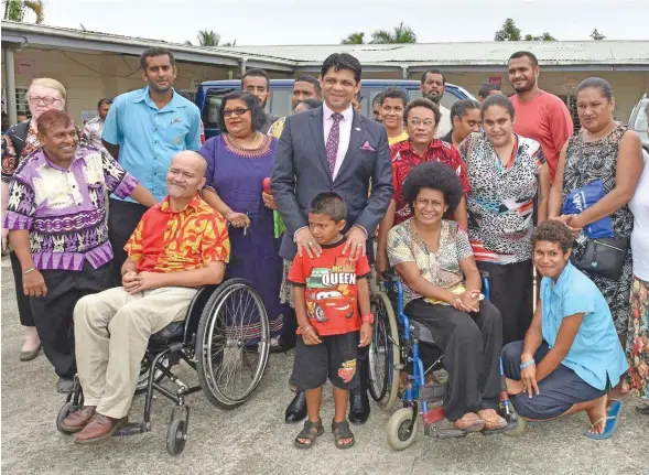  ?? Photo: Deptfo ?? Attorney-General and Minister for Economy Aiyaz Sayed-Khaiyum at the FNCDP 2018-2019 National Budget consultati­on in Suva on March 23,2018.