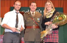  ??  ?? Former St Colman’s pupil Mark Condron was presented with an award for his outstandin­g contributi­on to photograph­y.