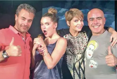  ?? |FACEBOOK ?? En esta puesta en escena, Sergio Sendel comparte el escenario con Marjorie de Sousa, Itatí Cantoral y Gabriel Varela.