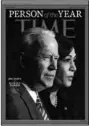  ??  ?? Joe Biden en Kamala Harris op de cover van Time magazine. (Foto: France 24)