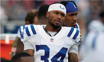  ?? Photograph: Charles Krupa/AP ?? Isaiah Rodgers, above, and Rashod Berry of the Indianapol­is Colts along with free agent Demetrius Taylor received indefinite suspension­s through at least this season for betting on NFL games in 2022.