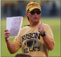  ?? Democrat-Gazette file photo ?? Rison Coach Clay Totty (above) will lead the Wildcats against McGehee on Sept. 28 in a 6-3A Conference game. The Wildcats are moving up from Class 2A to Class 3A this season.