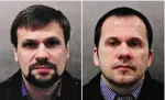  ??  ?? Poison suspects: Boshirov and Petrov