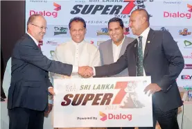  ??  ?? Deal sealed: Dialog coming on board as title sponsor - Pic Amila Gamage