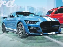  ?? DEREK MCNAUGHTON ?? The Mustang Shelby GT500 was bred for racing.