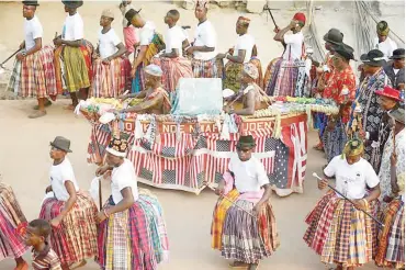  ??  ?? Igwa Mang ceremony Abiriba PHOTOS: Philips Akwari