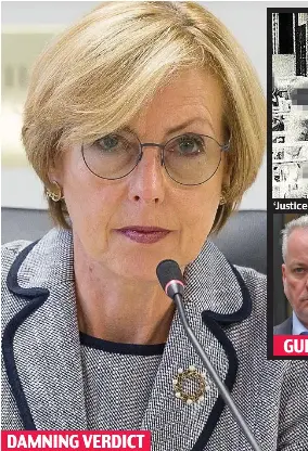  ?? ?? DAMNING VERDICT
Passing judgment: Inquiry chairman Lady Smith, left. Above, Jack McConnell, Alex Salmond and John Swinney