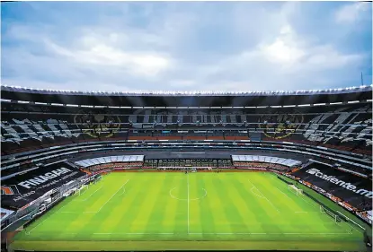  ?? IMAGO7 ?? El estadio Azteca seguirá sin público.