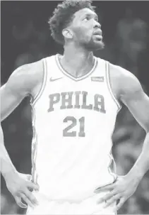  ??  ?? Joel Embiid