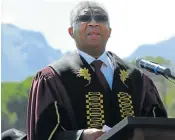  ?? Picture: GALLO/GETTY IMAGES ?? CONTROVERS­Y: Professor Russel Botman in Stellenbos­ch earlier this year