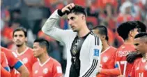  ?? ?? Una catástrofe sufrió la selección germana.