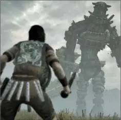  ??  ?? Shadow of the Colossus is the progenitor of the modern cinematic game aesthetic - epic in scale, beautiful beyond measure and with a geniunely moving storyline devoid of rampant exposition,