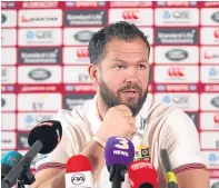  ?? Picture: PA. ?? Andy Farrell has stressed the importance of defence for the British and Irish Lions in their Test series against New Zealand.
