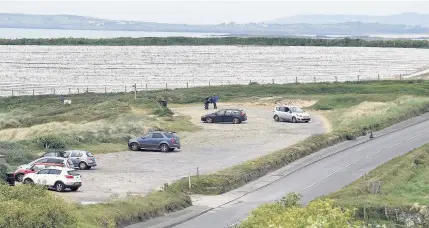  ??  ?? Cable Bay near Aberffraw where a parking ticket machine will be installed.