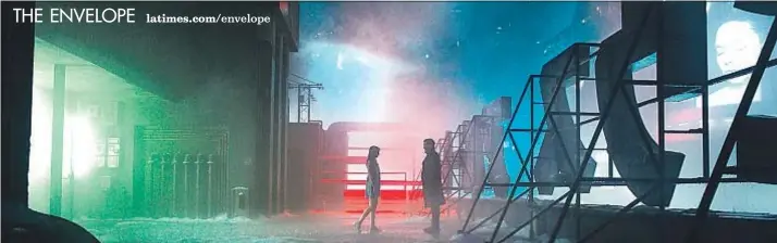  ?? Alcon Entertainm­ent ?? AS A PRODUCTION DESIGNER, Dennis Gassner tries to find the story’s “emotional texture.” For “Blade Runner 2049,” that meant creating an uneasy mood.