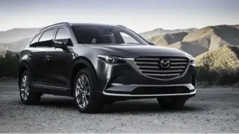  ?? MIKE DITZ/MAZDA ?? The 2016 Mazda CX-9 clocks 11.2 L/100 kilometres in city driving, and 8.8 L/100 km on the highway.